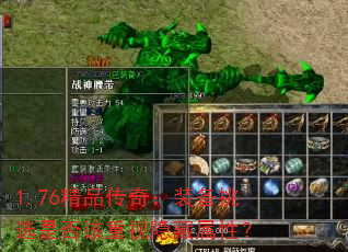 1.76��Ʒ���棺װ����ѡ�Ƿ�������������ԣ�