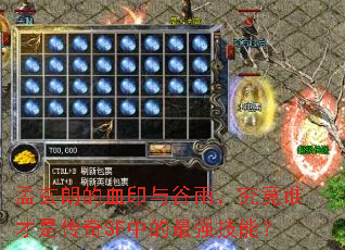 �����ʵ�Ѫӡ����꣬����˭���Ǵ���SF�е���ǿ���ܣ�
