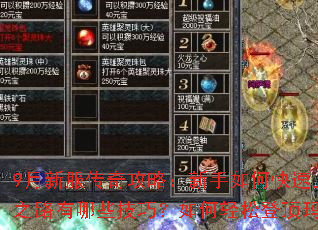 9���·����湥�ԣ�������ο������֣�����֮·����Щ���ɣ�������ɵǶ��귨��½��