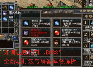 ��λ��ܴ��濨BOSS��ȫ�׶δ���װ���������