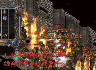 1.80英雄合击公益服英雄合击最强玩法是什么? 1.80英雄合击公益服英雄合击最强玩法是什么?