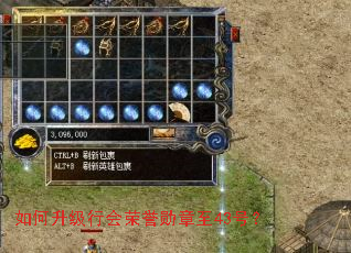 如何升级行会荣誉勋章至43号? 如何升级行会荣誉勋章至43号?