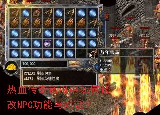 热血传奇私服中如何修改NPC功能与对话? 热血传奇私服中如何修改NPC功能与对话?