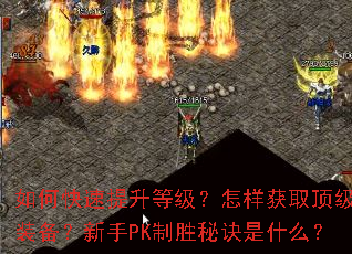 如何快速提升等级?怎样获取顶级装备?新手PK制胜秘诀是什么? 如何快速提升等级?怎样获取顶级装备?新手PK制胜秘诀是什么?