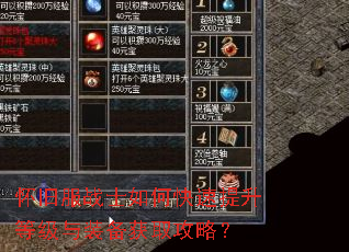 怀旧服战士如何快速提升等级与装备获取攻略? 怀旧服战士如何快速提升等级与装备获取攻略?
