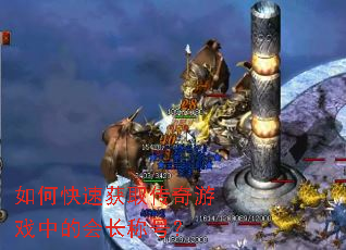 如何快速获取传奇游戏中的会长称号? 如何快速获取传奇游戏中的会长称号?